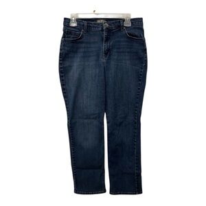 Lee Relaxed Fit Straight Leg Mid Rise Stretch Jeans